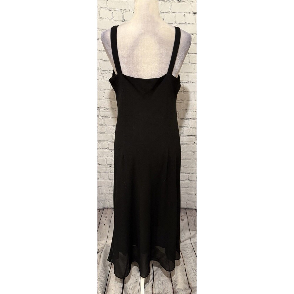 R & M Richards Women's Beaded V-Neck Two-Piece Dress 14 Petite - Picture 12 of 16
